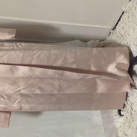 NWT Naked Wardrobe Gloss Boss Satin Coat - Picture 5 of 12